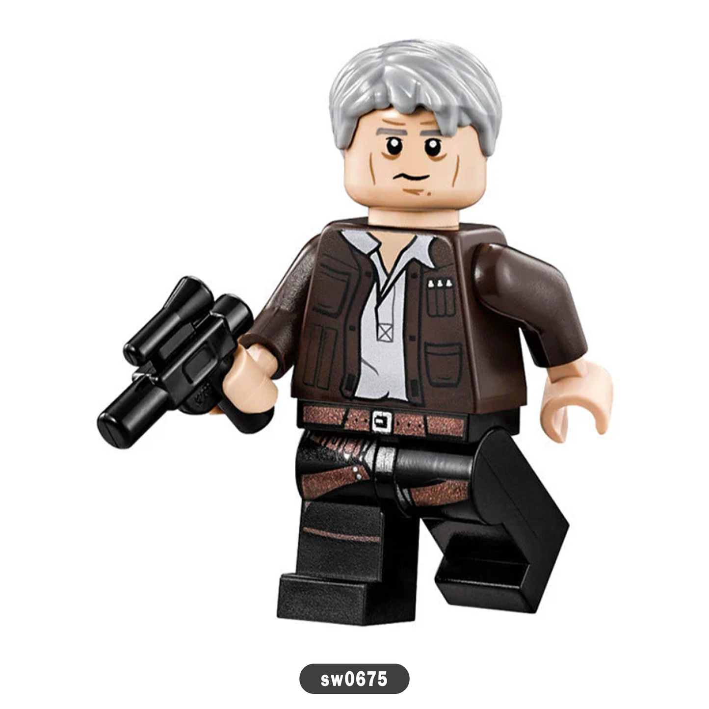 Custom Minifigure - Old Han Solo